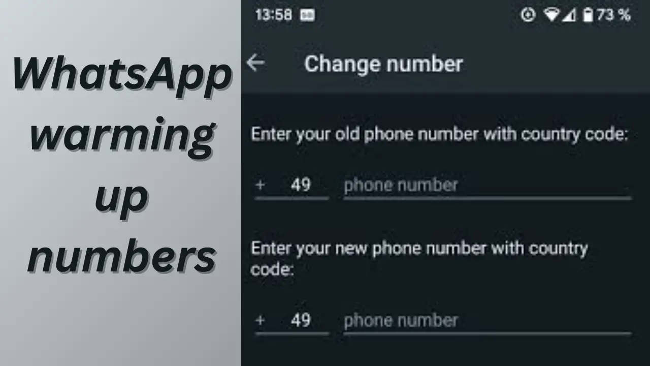 WhatsApp warming up numbers