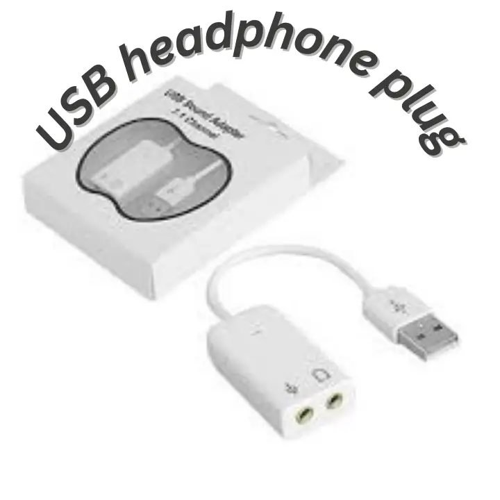 USB headphone plug